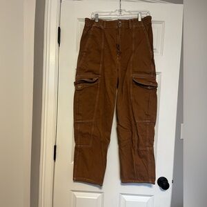 BDG Women's Relaxed Skate Jean in Brown, size 32
